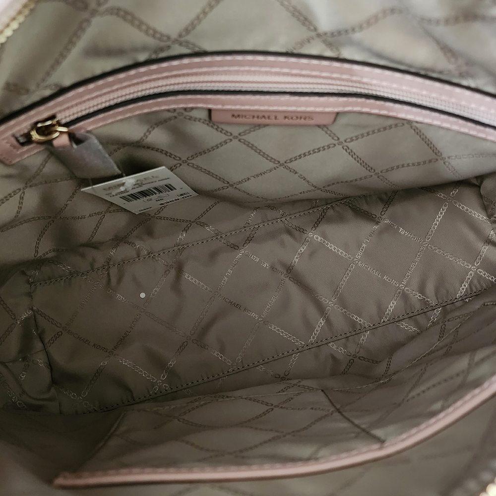 Michael Kors Laney LG Hobo Shoulder Bag Pink - Picture 5 of 7
